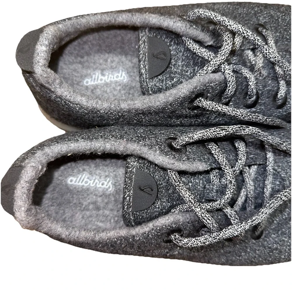 Allbirds Men's Wool Runner NZ Shoes Dark Grey Size 12 Washable‎ EUC